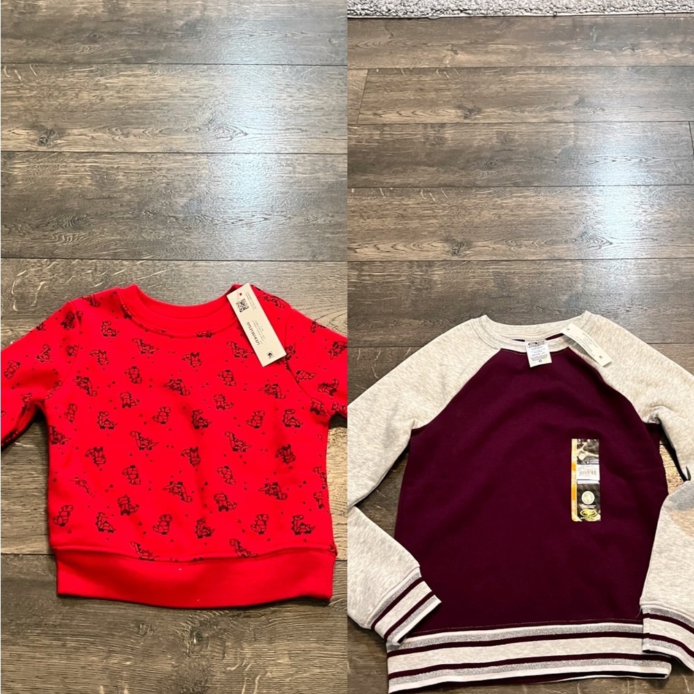 Lot of 2 Sweatshirts‎ NWT